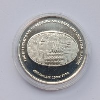 כנס בינלאומי של מנהיגים יהודים ונוצרים- שנת 1994, מדליה כסף/935, 37 מ"מ,26 גרם