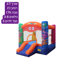 מתנפח בינוני מפלצות שמחות D2721 מבית Jumpy Jump