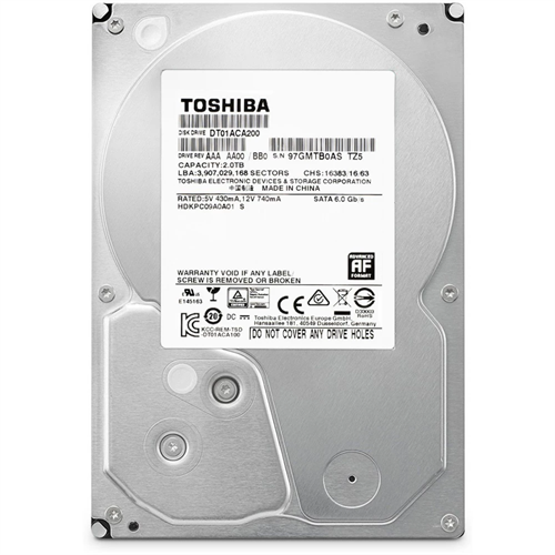 דיסק קשיח Toshiba DT01 2TB 7200rpm