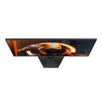 מסך גיימינג 27 אינץ' Aoc 27G50F – מסך שחור המציג משחק נראה מלמעלה על רקע לבן