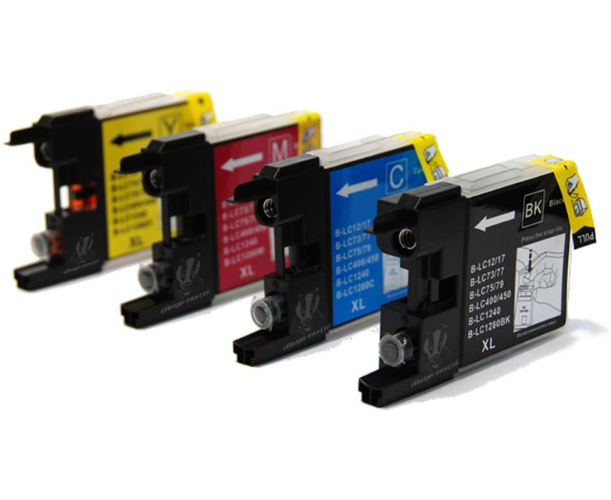 סט ראשי דיו תואם Brother Compatible Multipack Ink LC-1240