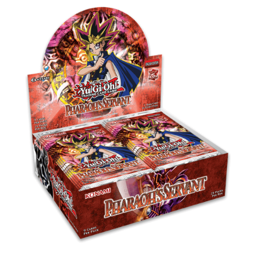 Yu-Gi-Oh! Pharaoh's Servant Booster Box (24 Packs) קלפי יו-גי-הו TCG מקוריים בוסטר בוקס