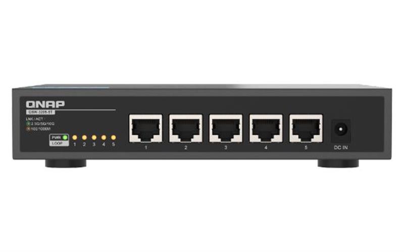 מתג רשת QNAP QSW 3205 5T 5 Port 10GbE Fanless