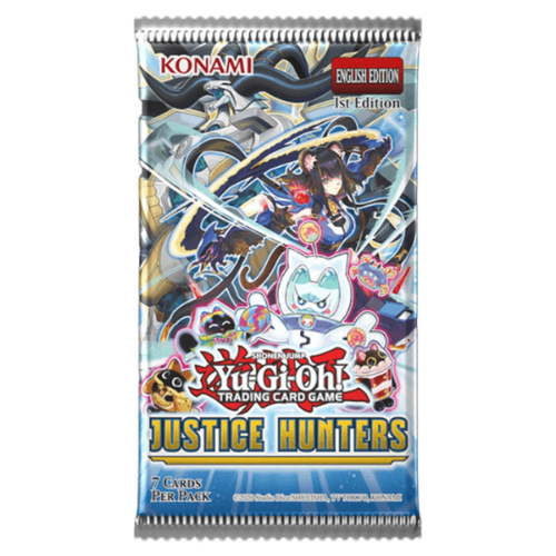 Yu-Gi-Oh! Justice Hunters Booster Pack קלפי יו-גי-הו TCG מקוריים חבילת בוסטר