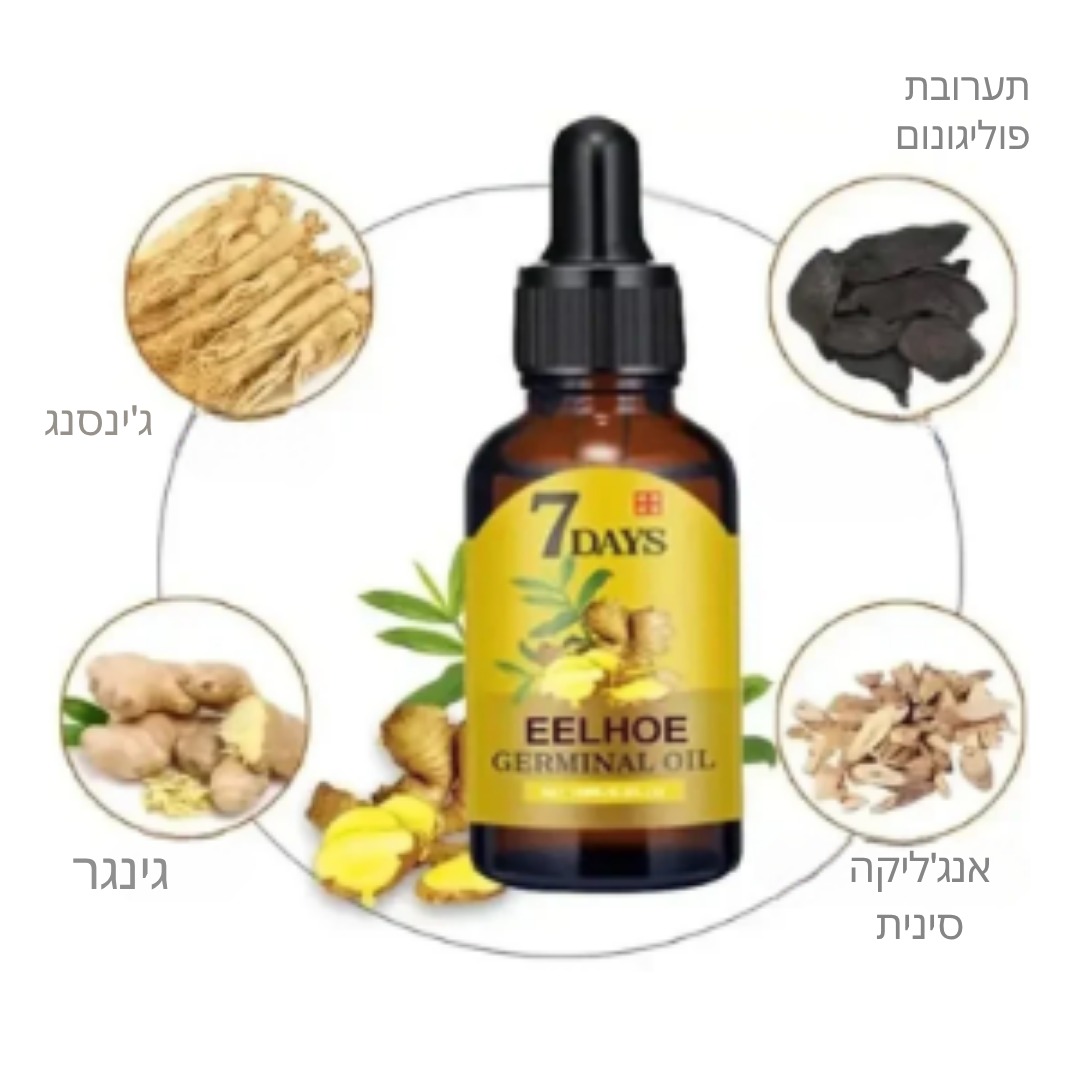 שמן גינגר לעידוד צמיחת השיער