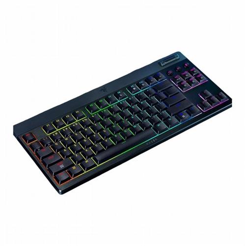 מקלדת גיימינג מכנית שטוחה אלחוטית Razer BlackWidow V4 Low Profile TKL HyperSpeed Orange Switch