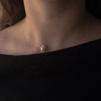 שרשרת פנינה שקופה | שרשרת שקופה