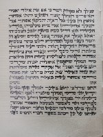 מגילת אסתר כתב אשכנזי 21 שורות