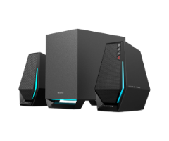 רמקולים Edifier G1500 MAX 2.1 RGB Gaming Speakers 30W RMS BT AUX