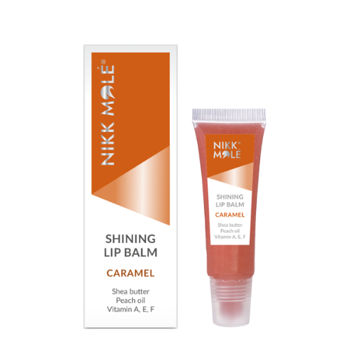 שפתון לחות טבעי Nikk Mole Caramel- ml10