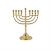 20 ס"מ - חנוכייה קלאסית מנחושת דגם עיגולים
