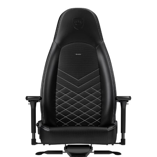 כיסא גיימינג ומנהלים Noblechairs ICON שחור/לבן פלטינום