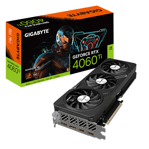 כרטיס מסך Gigabyte 4060 Ti Gaming OC 8GB 1XHDMI 3XDP