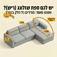כיסוי לסלון - כיסויים מעוצבים במבחר דגמים
