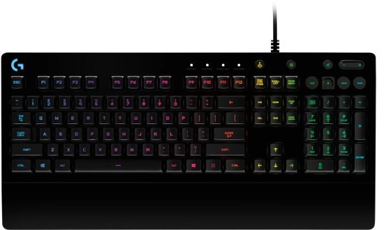 מקלדת חוטית Logitech G213 Prodigy לגיימינג עם תאורת RGB ועמידות בפני התזות