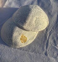 כיפה פשתן רקמת "האש שלי"