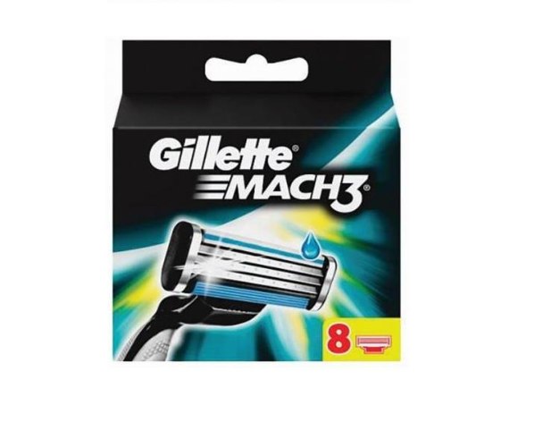 מארז 8 סכיני גילוח Gillette Mach3