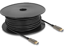 כבל מסך אקטיבי Delock Active Optical Cable HDMI 8K 60 Hz 30 m