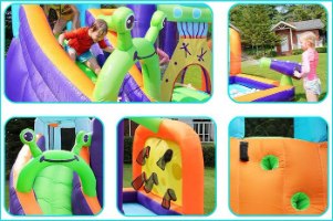 מתנפח מים עם מגלשה חייזר W83022 מבית Doctor Dolphin