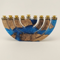 חנוכייה כחולה