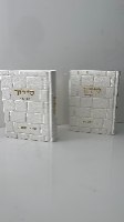 סידור מהודר-דגם כותל-דמוי עור -לבת ישראל-זהב