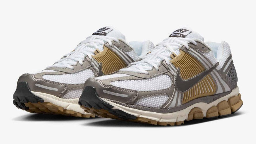סניקרס נייק  NIKE ZOOM Vomero 5 אפור זהב