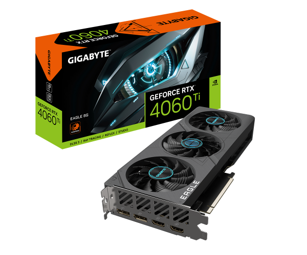 כרטיס מסך Gigabyte RTX 4060 Ti EAGLE 8GB 1XHDMI 3XDP