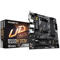 לוח אם למעבדי Gigabyte B550M DS3H 1.7 DDR4 Micro-Atx For AMD AM4