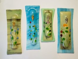 מזוזה מקושטת (ללא קידוח)