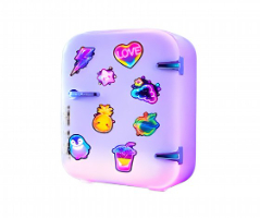 מיני מקרר קומפקטי מעוצב 4 ליטר -  Compact mini refrigerator 708756