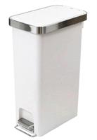 פח אשפה דוושה 40L Eko Hanna EK6268 בצבע לבן– שימוש קל גם ביד אחת