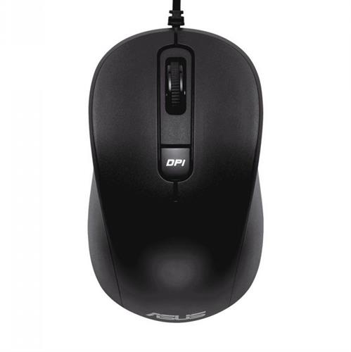 עכבר ASUS MU101C Wired Blue Ray Mouse לבן