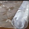 פרחים - מפת PVC סיליקון שקופה לשולחנות - מבחר מידות