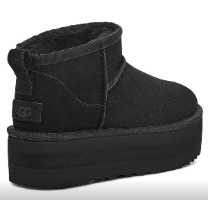 מגף UGG קלאסיק אולטרה מיני פלטפורמה 1135092-שחור //מכירה מוקדמת// צפי הגעה ספטמבר 2024