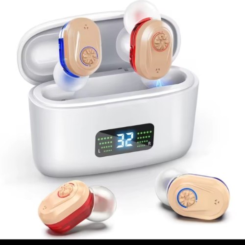מיני מכשירי שמיעה נטענים עם סינון רעשים MiniBuds