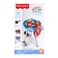 גריל ברביקיו לילדים Fisher-Price – ערכת מנגל עם 25 אביזרים