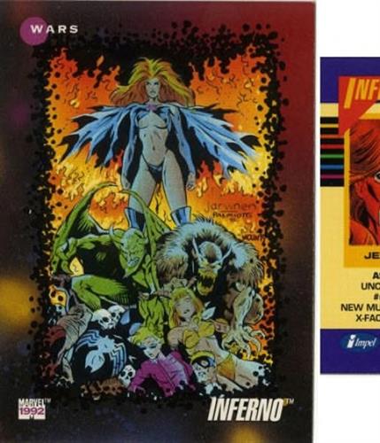 קלף בודד מארוול marvel - inferno - Universe Series 3 - 188