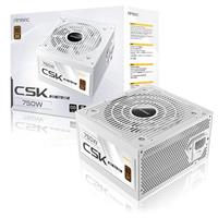 ספק כוח לבן ANTEC CSK 750DC Non-Modular 750W 80 PLUS Bronze 120MM