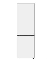 מקרר מקפיא תחתון 344 ליטר דגם LG GR-B374WG זכוכית לבנה