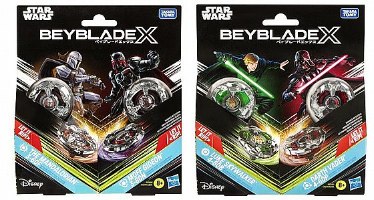 זוג בייבלייד עם זוג משגרים 2 דגמים לבחירה  8+  Beyblade X Star Wars