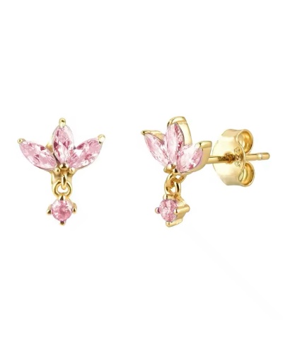 Lun Earrings Gold