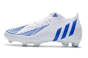נעלי כדורגל Adidas Predator Edge Geometric.1 FG לבן כחול