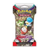 Pokemon TCG: Scarlet & Violet 1 Sleeved Booster 2023 קלפי פוקימון מקוריים סליב בוסטר סקרלט ויולט