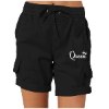 שחור - מכנסי טיולים דגמ״ח קצרים Queen