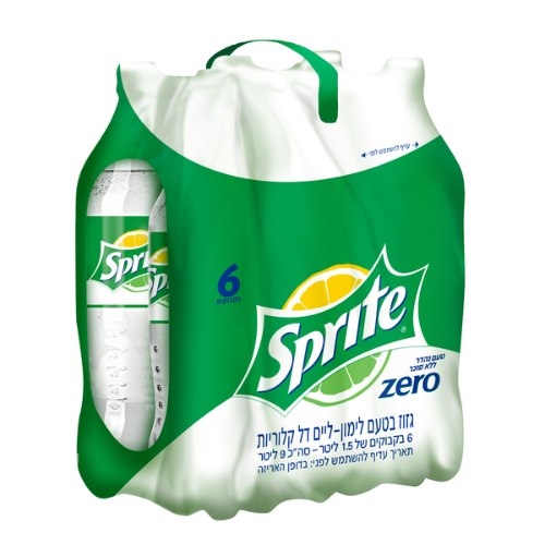 ספרייט זירו, שישיה 6 * 1.5 ליטר