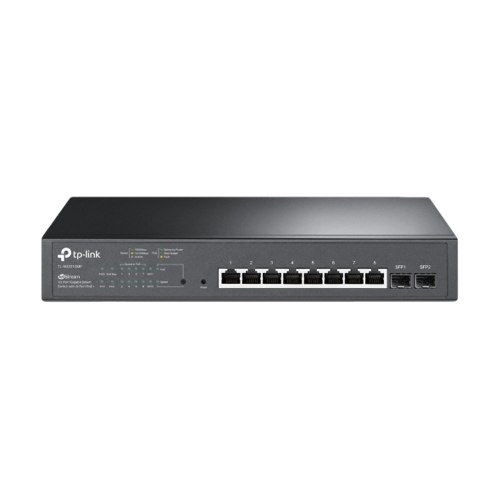 סוויץ' מנוהל 8xGigabit PoE+ ו-2xSFP עם תקציב 150W ‏Omada SG2210MP