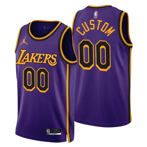 Los Angeles Lakers Custom #00 22-23