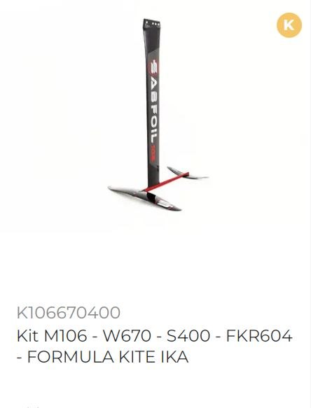 K106-670-400 Formula Kite IKA