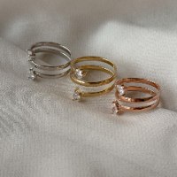 טבעת ספיר- כסף