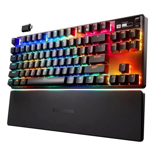 מקלדת גיימינג אלחוטית SteelSeries Apex Pro TKL WL Gen 3 שחור